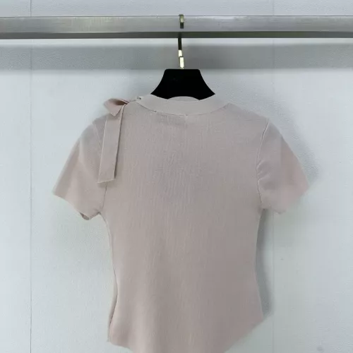 Replica MIU MIU Sweater Short Sleeved For Women #1291150 $88.00 USD for Wholesale