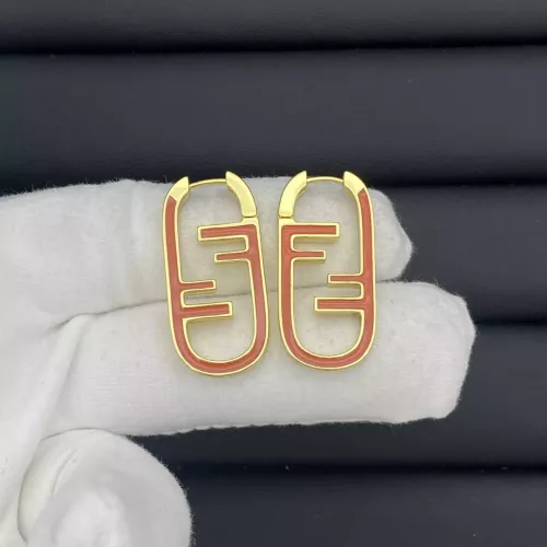 Fendi Earrings For Women #1291218 $25.00 USD, Wholesale Replica Fendi Earrings