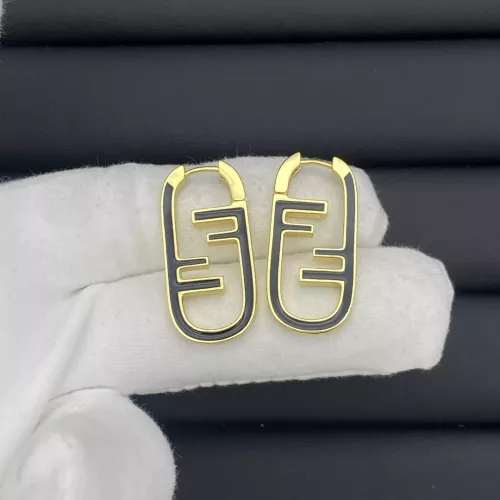 Fendi Earrings For Women #1291219 $25.00 USD, Wholesale Replica Fendi Earrings