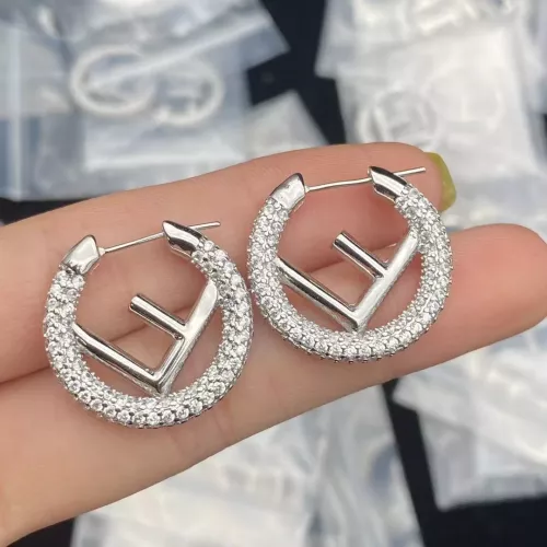 Fendi Earrings For Women #1291223 $25.00 USD, Wholesale Replica Fendi Earrings