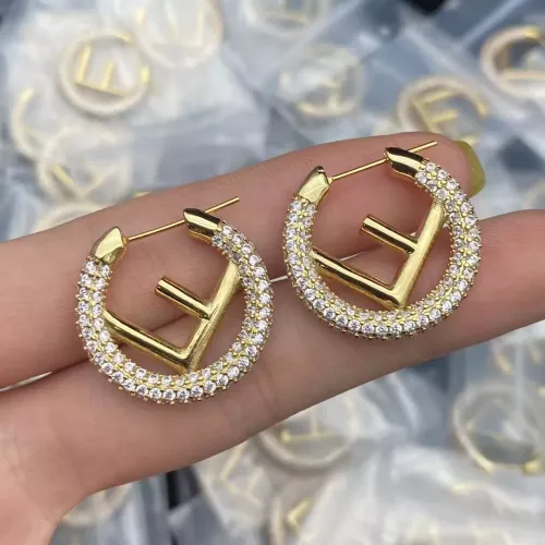 Fendi Earrings For Women #1291224 $25.00 USD, Wholesale Replica Fendi Earrings