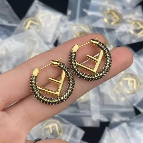 Fendi Earrings For Women #1291225 $25.00 USD, Wholesale Replica Fendi Earrings