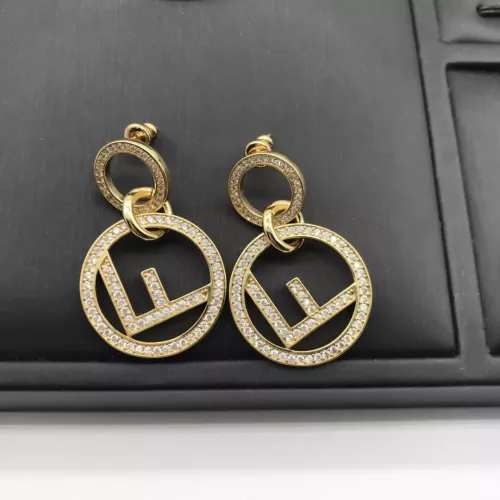 Fendi Earrings For Women #1291227 $25.00 USD, Wholesale Replica Fendi Earrings