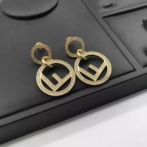 Replica Fendi Earrings For Women #1291227 $25.00 USD for Wholesale