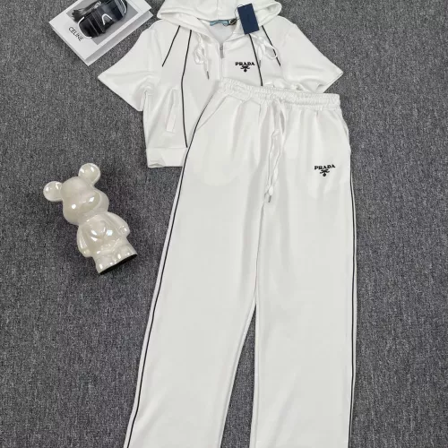 Prada Tracksuits Short Sleeved For Women #1291509 $88.00 USD, Wholesale Replica Prada Tracksuits