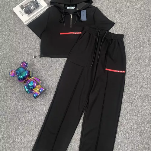 Prada Tracksuits Short Sleeved For Women #1291519 $88.00 USD, Wholesale Replica Prada Tracksuits