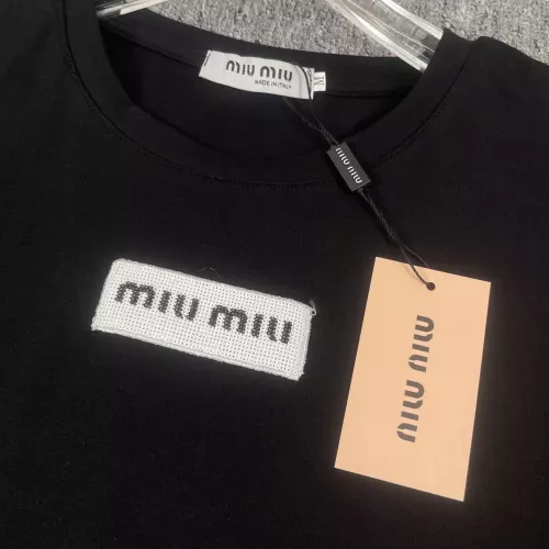 Replica MIU MIU Tracksuits Short Sleeved For Women #1291534 $85.00 USD for Wholesale