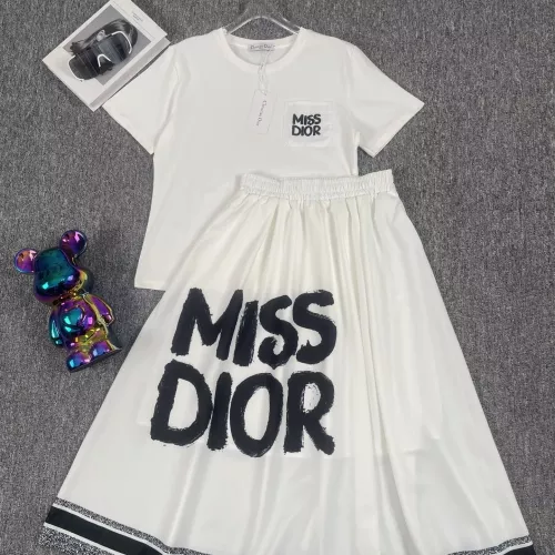 Christian Dior Tracksuits Short Sleeved For Women #1291556 $85.00 USD, Wholesale Replica Christian Dior Tracksuits