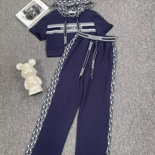 Christian Dior Tracksuits Short Sleeved For Women #1291559 $88.00 USD, Wholesale Replica Christian Dior Tracksuits