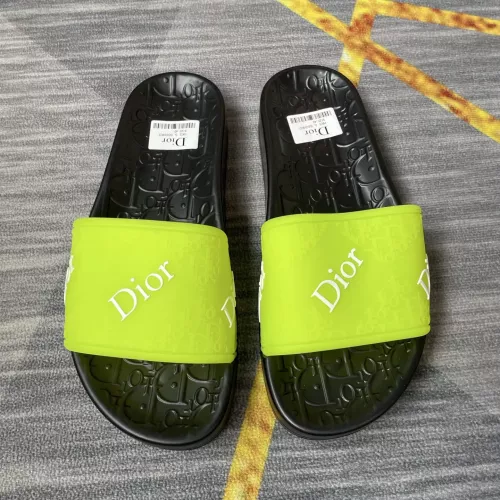 Replica Christian Dior Slippers For Men #1291842 $42.00 USD for Wholesale