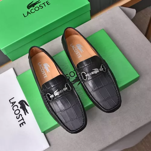 Lacoste Leather Shoes For Men #1291875 $80.00 USD, Wholesale Replica Lacoste Leather Shoes