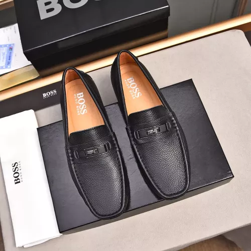 Boss Leather Shoes For Men #1291877 $80.00 USD, Wholesale Replica Boss Leather Shoes