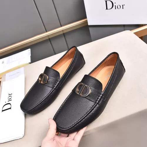 Christian Dior Leather Shoes For Men #1291901 $80.00 USD, Wholesale Replica Christian Dior Leather Shoes