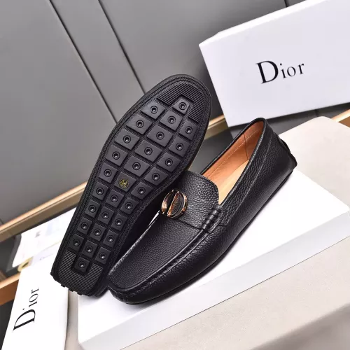 Replica Christian Dior Leather Shoes For Men #1291901 $80.00 USD for Wholesale