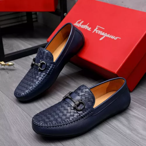 Salvatore Ferragamo Leather Shoes For Men #1291947 $92.00 USD, Wholesale Replica Salvatore Ferragamo Leather Shoes