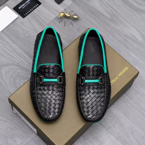 Replica Bottega Veneta BV Leather Shoes For Men #1291975 $96.00 USD for Wholesale