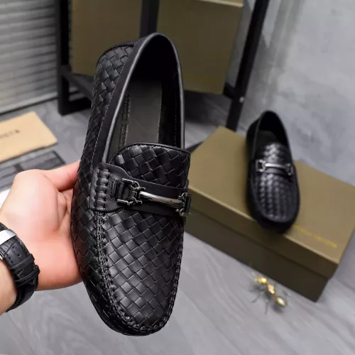 Replica Bottega Veneta BV Leather Shoes For Men #1291976 $96.00 USD for Wholesale