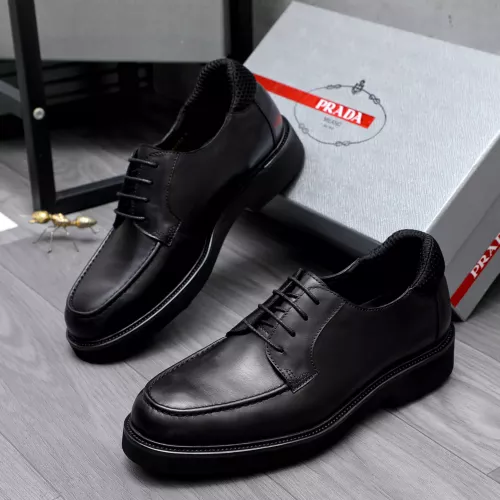 Prada Leather Shoes For Men #1291978 $96.00 USD, Wholesale Replica Prada Leather Shoes