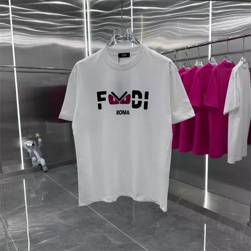 Fendi T-Shirts Short Sleeved For Unisex #1291982 $39.00 USD, Wholesale Replica Fendi T-Shirts