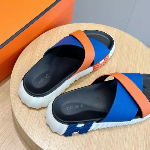 Replica Hermes Slippers For Men #1292026 $68.00 USD for Wholesale