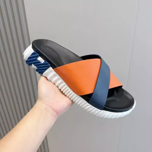 Replica Hermes Slippers For Men #1292028 $68.00 USD for Wholesale