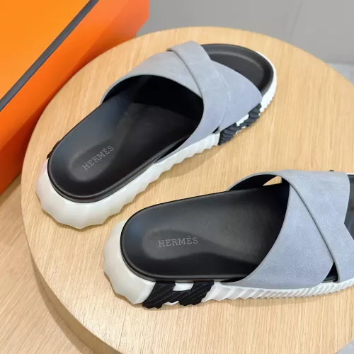 Replica Hermes Slippers For Men #1292037 $68.00 USD for Wholesale