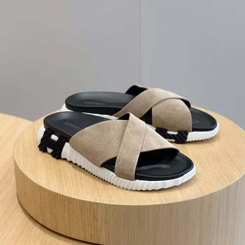 Hermes Slippers For Men #1292038 $68.00 USD, Wholesale Replica Hermes Slippers