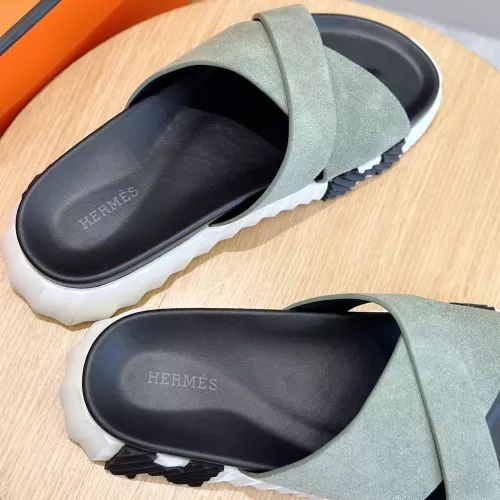 Replica Hermes Slippers For Men #1292039 $68.00 USD for Wholesale