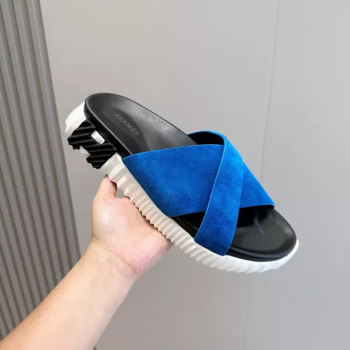 Replica Hermes Slippers For Men #1292040 $68.00 USD for Wholesale