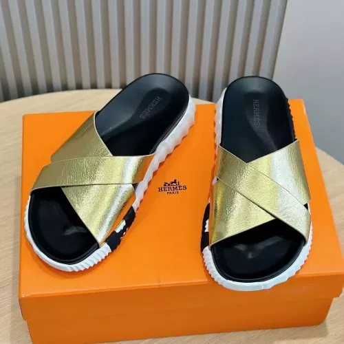 Replica Hermes Slippers For Men #1292042 $68.00 USD for Wholesale