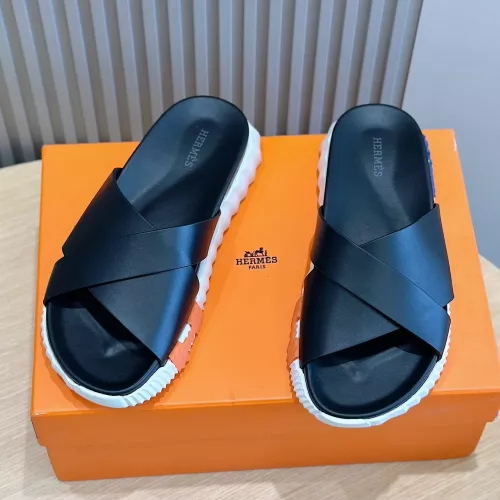 Replica Hermes Slippers For Men #1292046 $68.00 USD for Wholesale