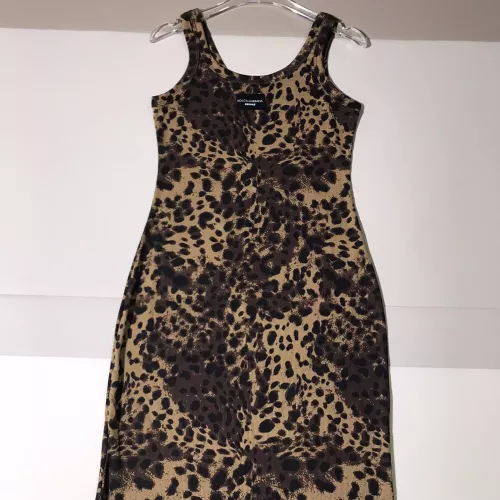 Dolce &amp; Gabbana Dresses Sleeveless For Women #1292048 $96.00 USD, Wholesale Replica Dolce &amp; Gabbana Dresses