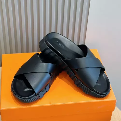 Replica Hermes Slippers For Men #1292056 $68.00 USD for Wholesale