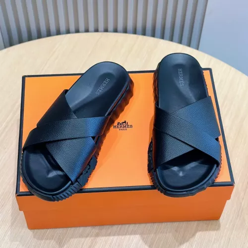 Replica Hermes Slippers For Men #1292057 $68.00 USD for Wholesale