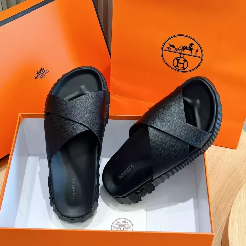 Replica Hermes Slippers For Men #1292057 $68.00 USD for Wholesale