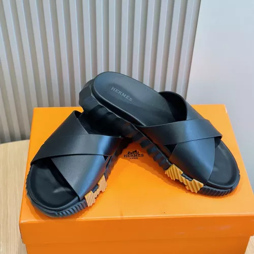 Replica Hermes Slippers For Men #1292059 $68.00 USD for Wholesale