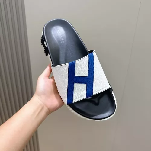 Replica Hermes Slippers For Men #1292061 $68.00 USD for Wholesale