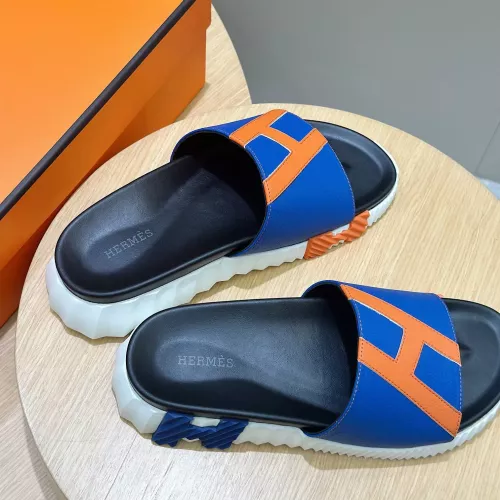 Replica Hermes Slippers For Men #1292063 $68.00 USD for Wholesale