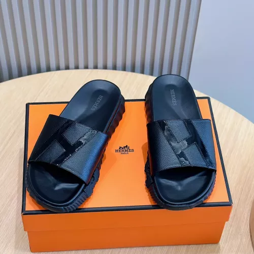 Replica Hermes Slippers For Men #1292065 $68.00 USD for Wholesale