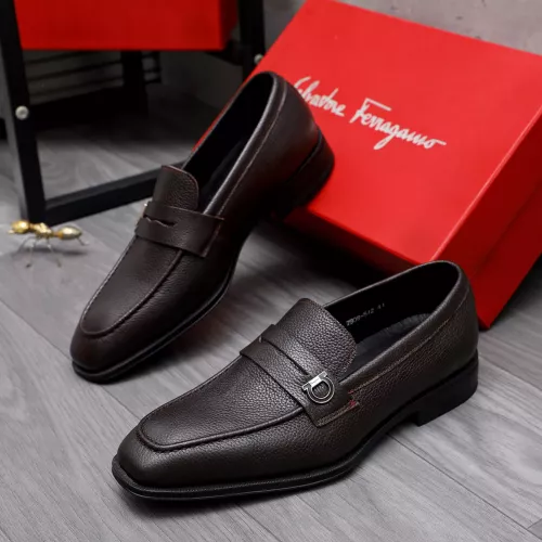 Salvatore Ferragamo Leather Shoes For Men #1292111 $82.00 USD, Wholesale Replica Salvatore Ferragamo Leather Shoes