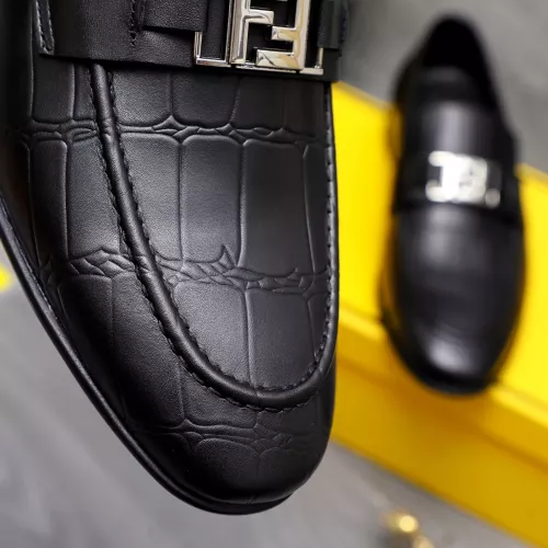 Replica Fendi Leather Shoes For Men #1292114 $82.00 USD for Wholesale