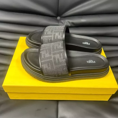 Fendi Slippers For Men #1292115 $68.00 USD, Wholesale Replica Fendi Slippers