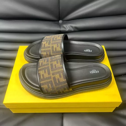 Fendi Slippers For Men #1292116 $68.00 USD, Wholesale Replica Fendi Slippers