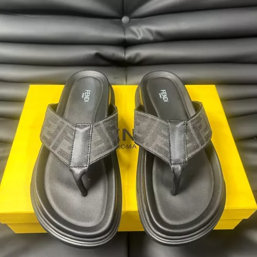 Replica Fendi Slippers For Men #1292119 $68.00 USD for Wholesale