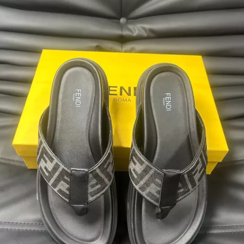 Replica Fendi Slippers For Men #1292119 $68.00 USD for Wholesale