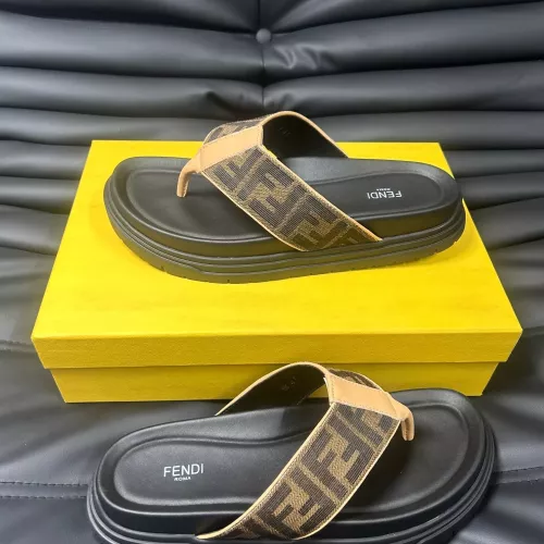 Replica Fendi Slippers For Men #1292123 $68.00 USD for Wholesale