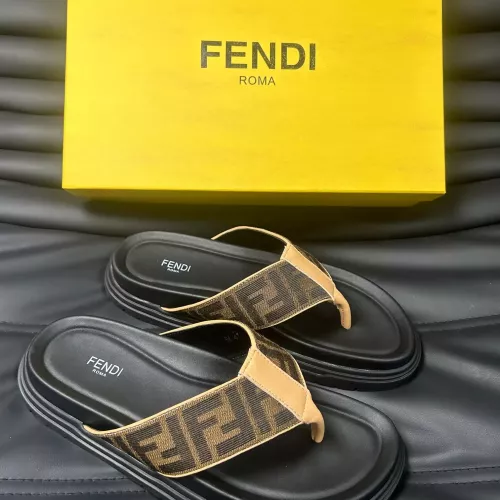 Replica Fendi Slippers For Men #1292123 $68.00 USD for Wholesale