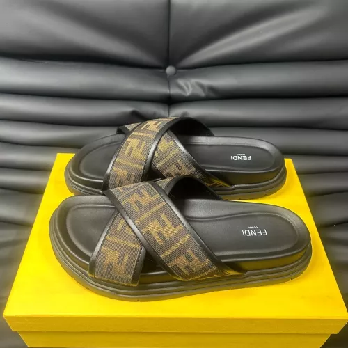 Fendi Slippers For Men #1292125 $68.00 USD, Wholesale Replica Fendi Slippers