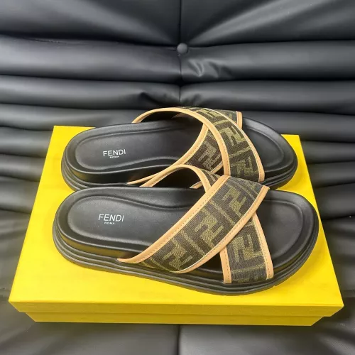 Replica Fendi Slippers For Men #1292126 $68.00 USD for Wholesale