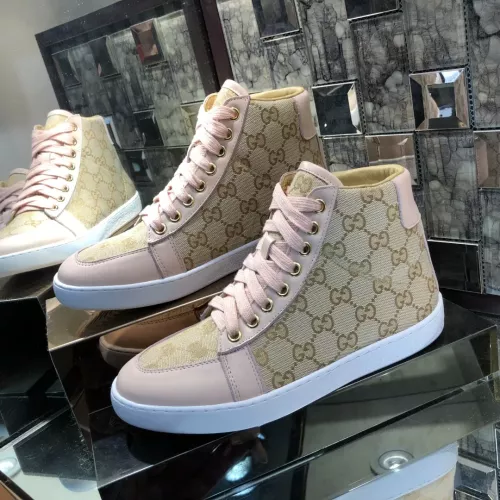 Replica Gucci High Tops Shoes For Women #1292141 $76.00 USD for Wholesale